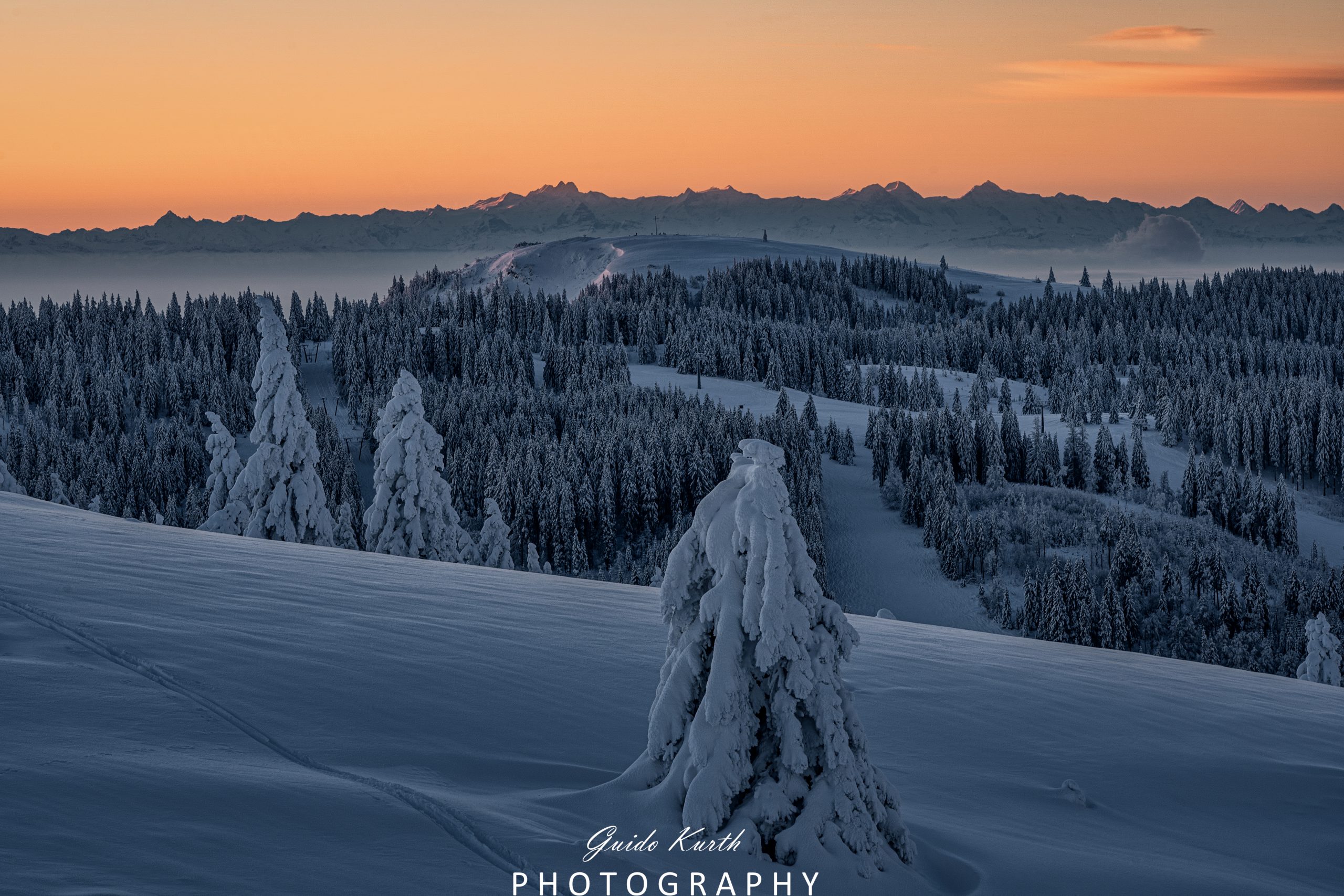 Mehr über den Artikel erfahren Feldberg Winter/Blick zum Herzogenhorn