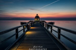 Mehr über den Artikel erfahren Sonnenaufgang Seebrücke Sellin