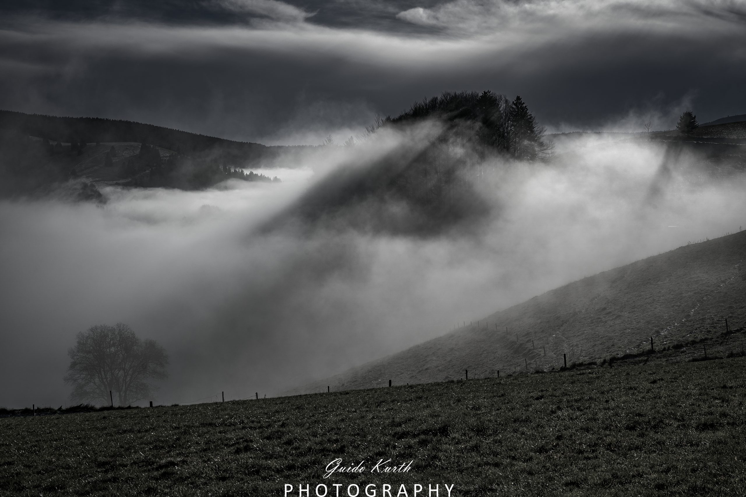 Du betrachtest gerade Nebeliger Start in Schwarzweiß…